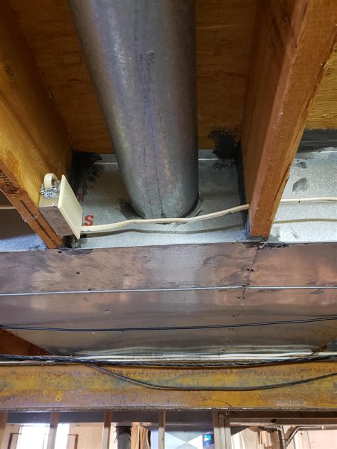 If the return-air system uses stud bays as ducts, you need to re-route the ducts. . Replace panned joist return ducts